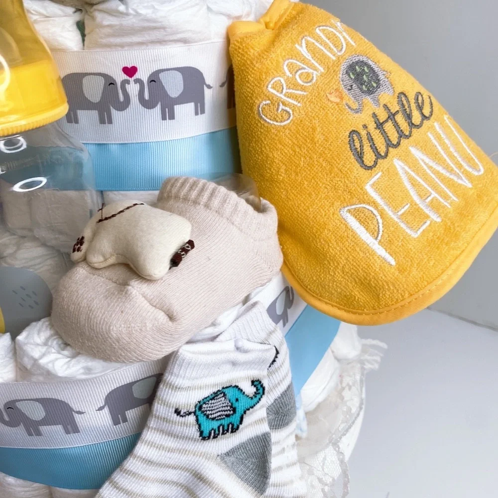 Elephant Diaper Cake